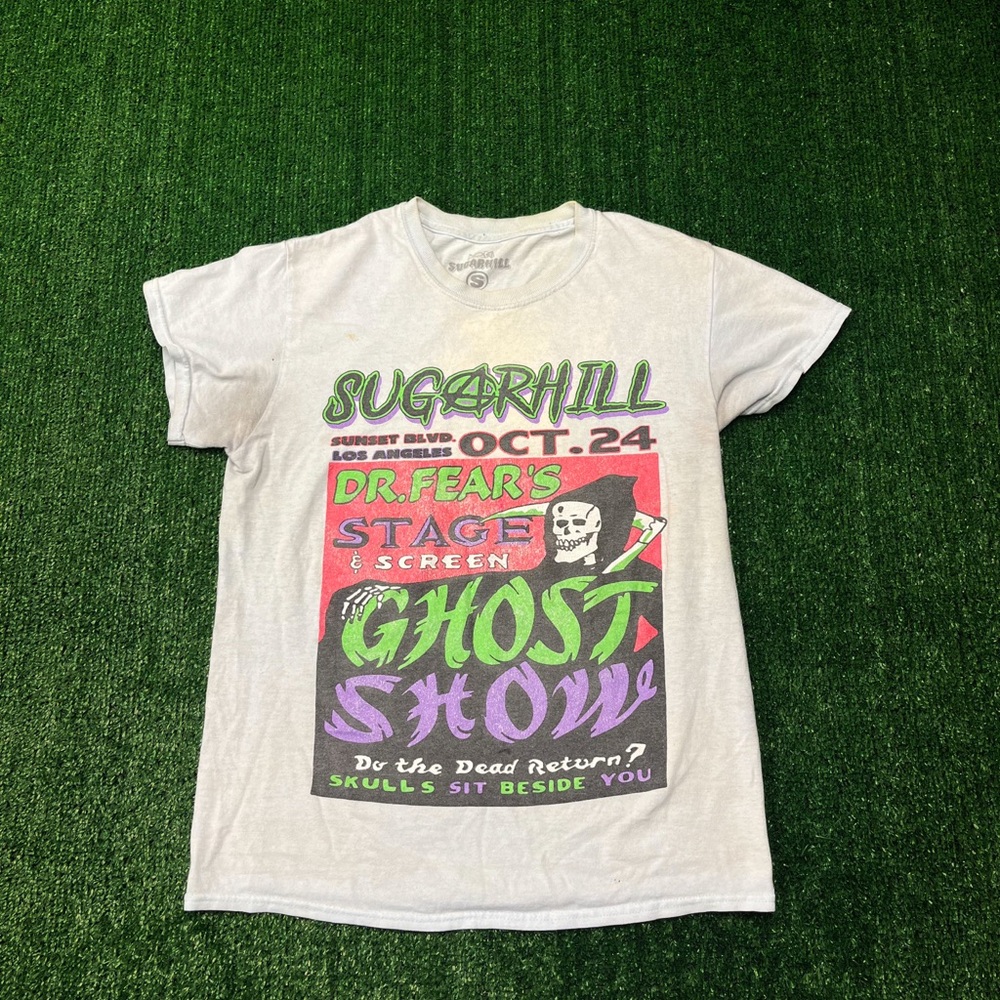 Sugarhill Graphic Tee - White with Multicolor Design